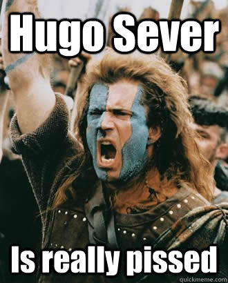 Hugo Sever Is really pissed  SOPA Opposer