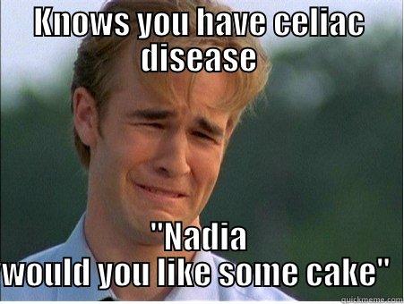 KNOWS YOU HAVE CELIAC DISEASE 