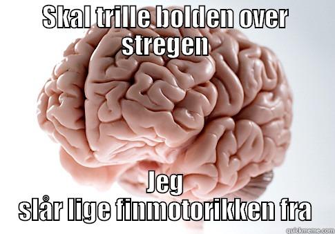 SKAL TRILLE BOLDEN OVER STREGEN JEG SLÅR LIGE FINMOTORIKKEN FRA Scumbag Brain