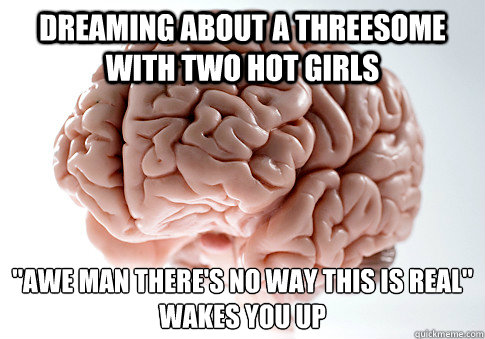dreaming about a threesome with two hot girls 