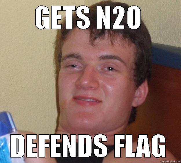 NOS FOR DEFENSE - GETS N2O DEFENDS FLAG 10 Guy
