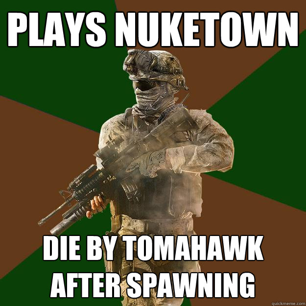 PLAYS NUKETOWN die by tomahawk after spawning  Call of Duty Addict