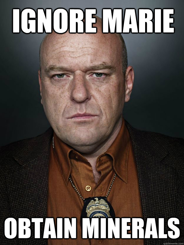 Ignore marie obtain minerals  Hank Schrader