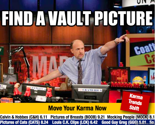 Find a vault picture  - Find a vault picture   Mad Karma with Jim Cramer