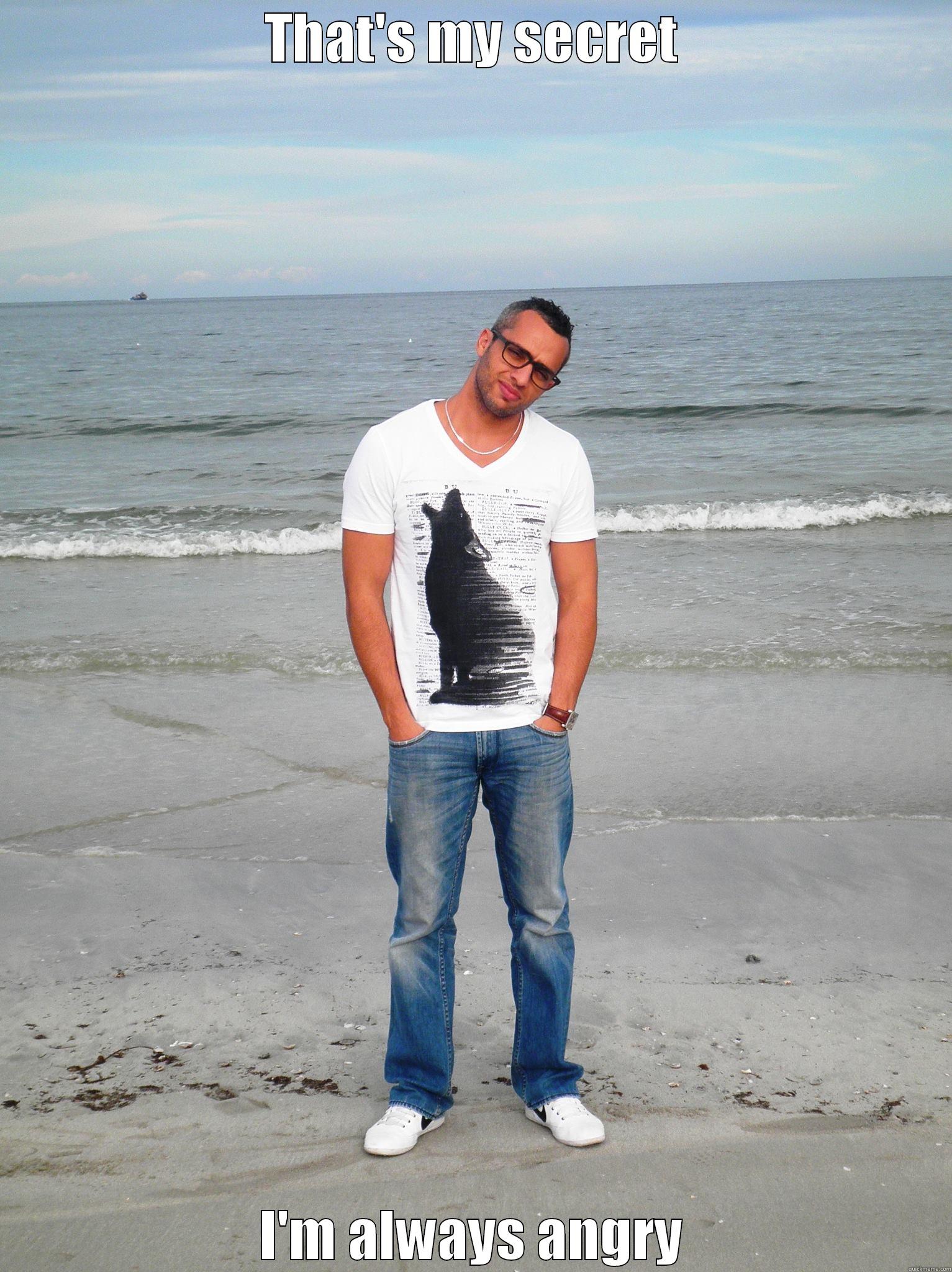 THAT'S MY SECRET I'M ALWAYS ANGRY Misc