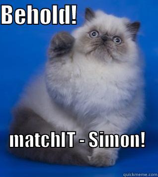 silly matchit simon  - BEHOLD!                   MATCHIT - SIMON!                               Misc