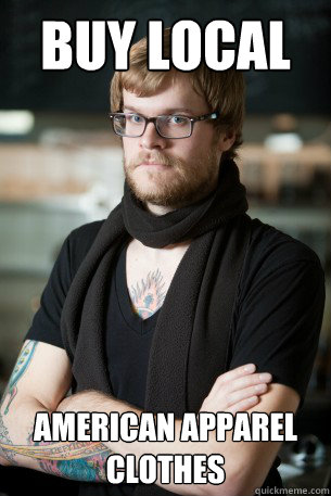 Buy Local American Apparel Clothes  Hipster Barista