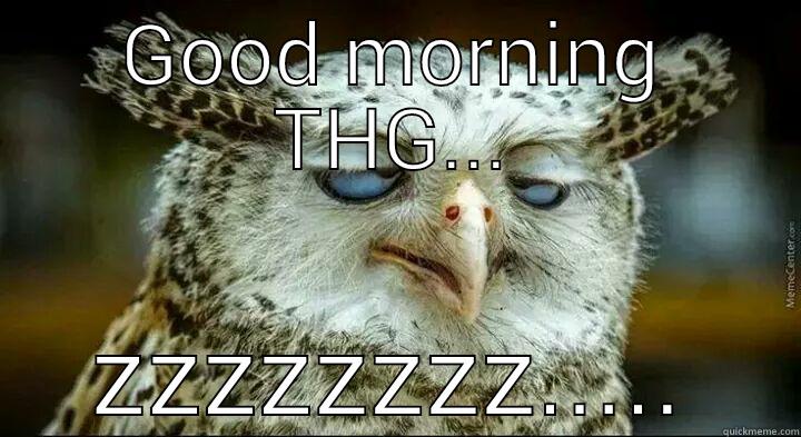 GOOD MORNING THG... ZZZZZZZZ..... Misc