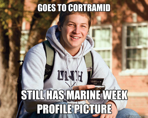 Goes to CORTRAMID Still has Marine Week profile picture  College Freshman