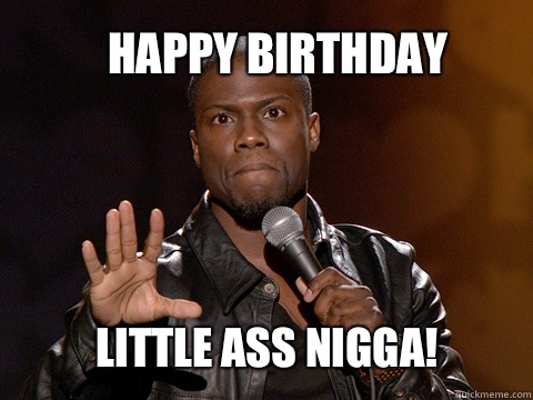 Happy Birthday Little Ass Nigga! - Happy Birthday Little Ass Nigga!  kevin hart twitter account
