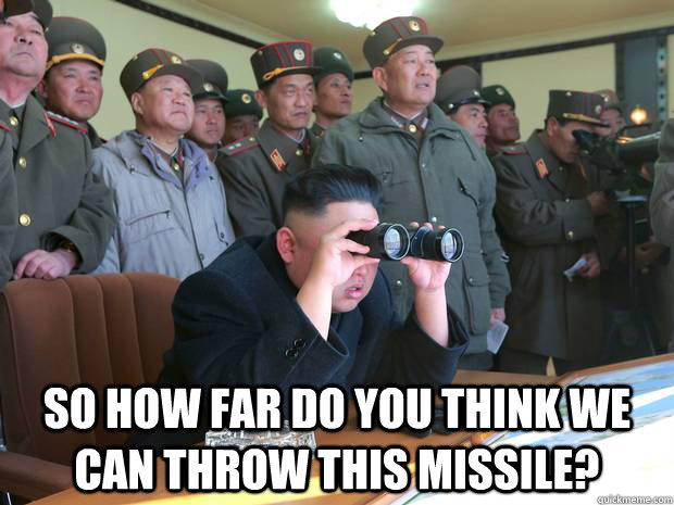So how far do you think we can throw this missile? - So how far do you think we can throw this missile?  Misc
