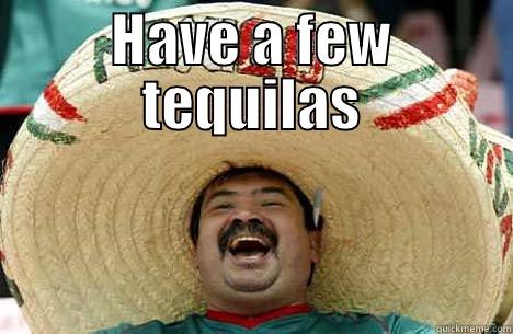 Happy Birthday - HAVE A FEW TEQUILAS  Merry mexican