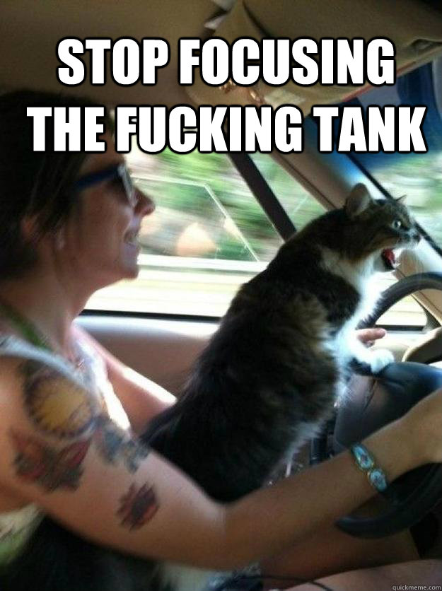 STOP FOCUSING THE FUCKING TANK - STOP FOCUSING THE FUCKING TANK  Road Rage Cat