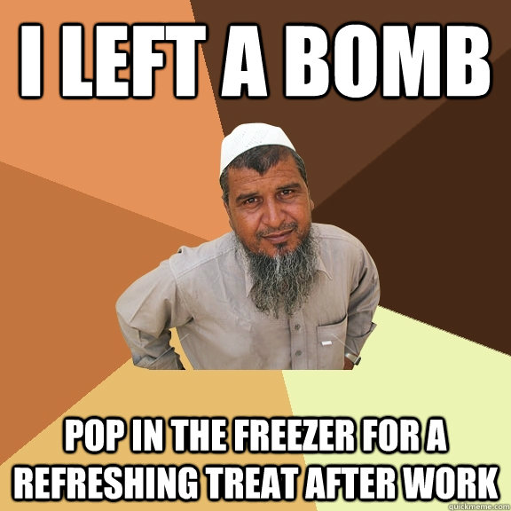 I left a bomb pop in the freezer for a refreshing treat after work  Ordinary Muslim Man