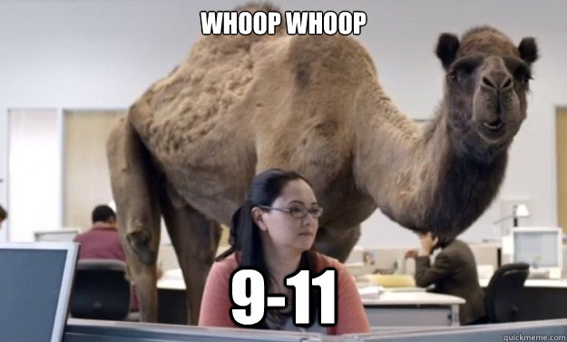 Whoop Whoop 9-11  Hump Day Camel