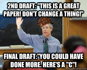2nd draft: 