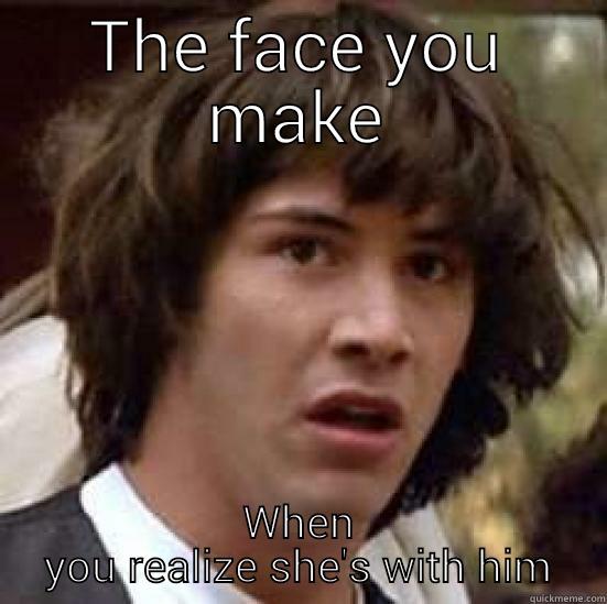 THE FACE YOU MAKE WHEN YOU REALIZE SHE'S WITH HIM conspiracy keanu
