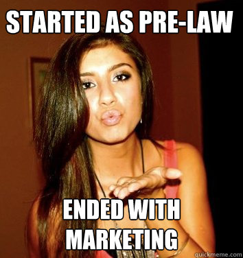 started as pre-law Ended with marketing - started as pre-law Ended with marketing  the college sorostitute