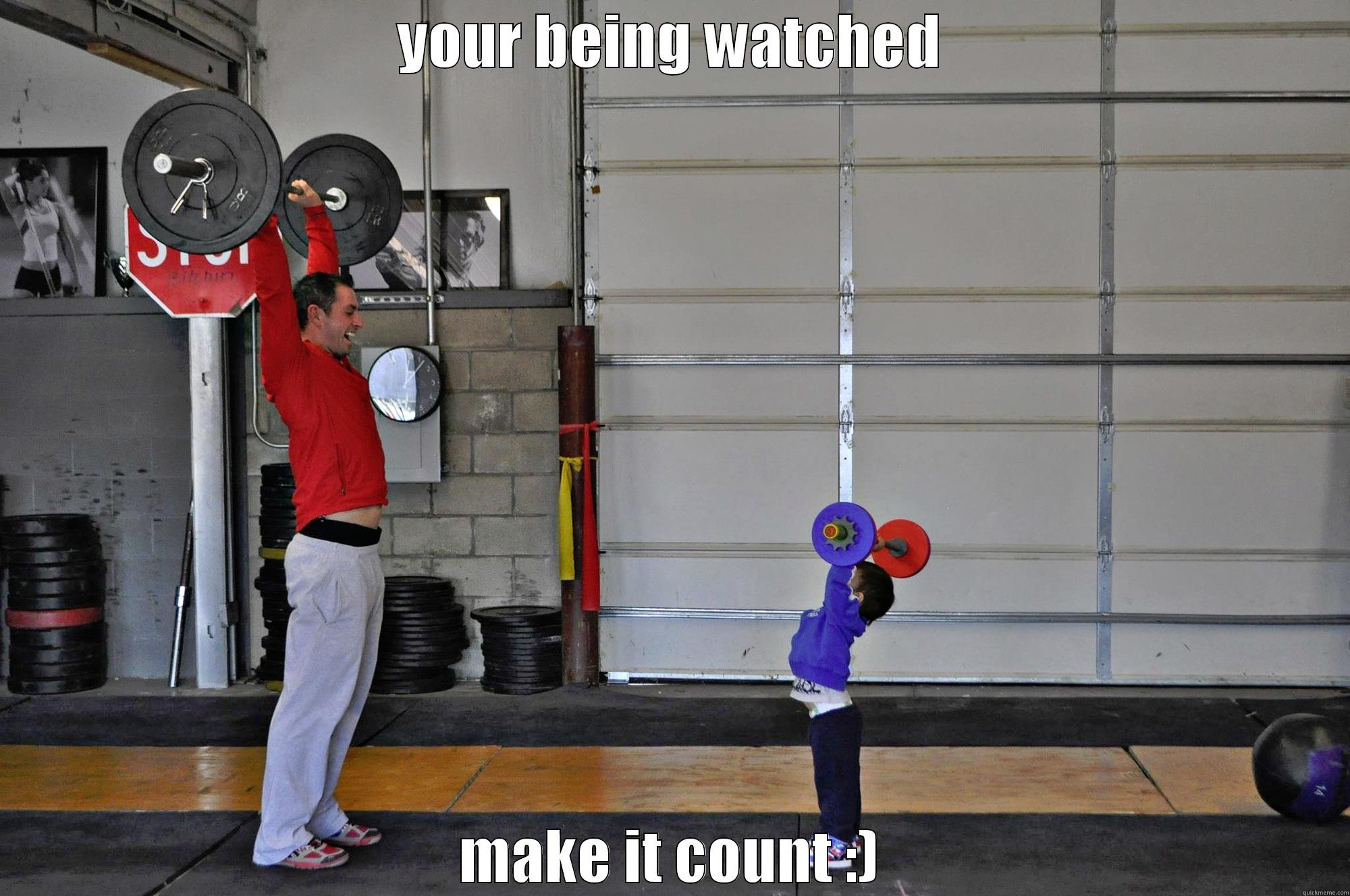 fathers day fitness - YOUR BEING WATCHED MAKE IT COUNT :) Misc