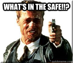 What's in the safe!!?   