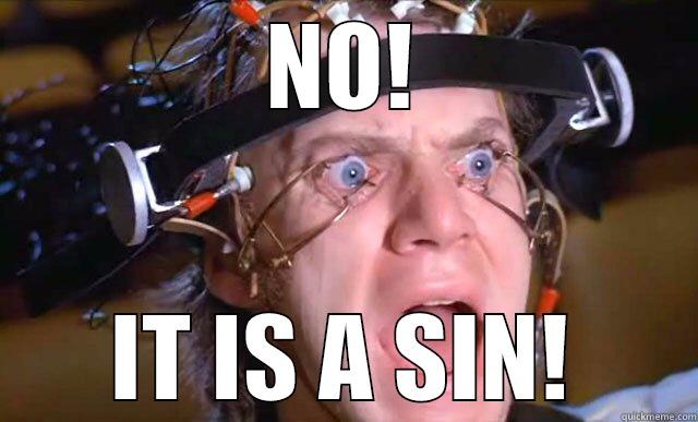 NO! IT IS A SIN! Misc