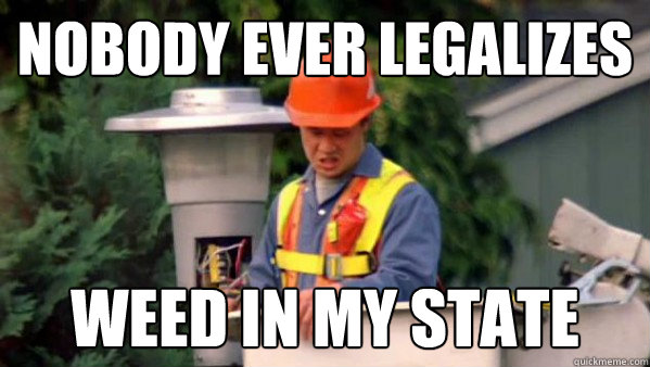 Nobody ever legalizes  weed in my state - Nobody ever legalizes  weed in my state  Nobody Ever Pays Me