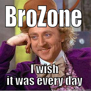 BROZONE I WISH IT WAS EVERY DAY Condescending Wonka
