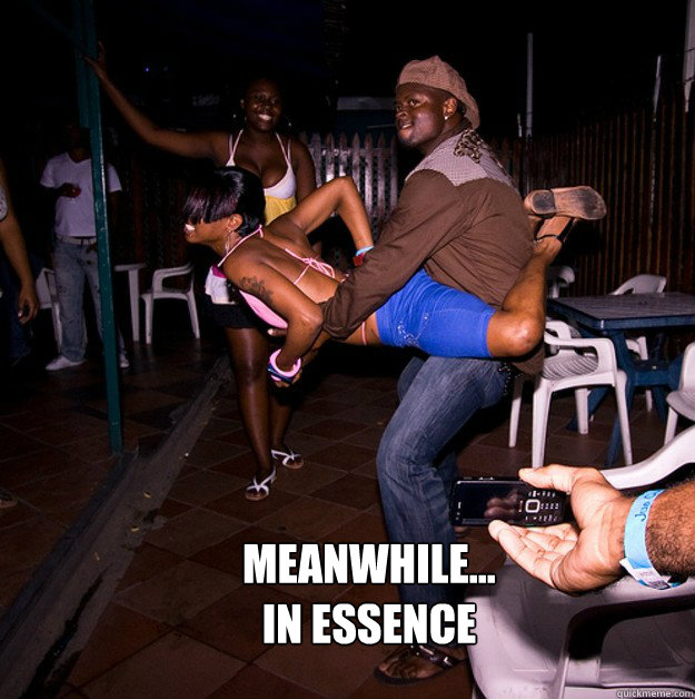 Meanwhile...
In Essence - Meanwhile...
In Essence  Kingston University Meme
