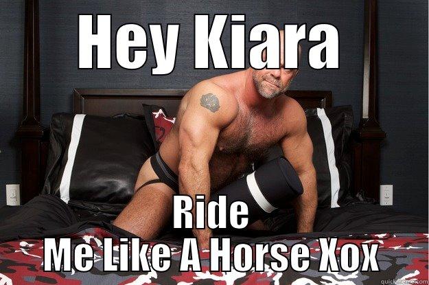 HEY KIARA RIDE ME LIKE A HORSE XOX Gorilla Man