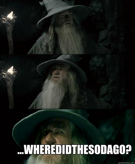  ...wheredidthesodago?  Gandalf September