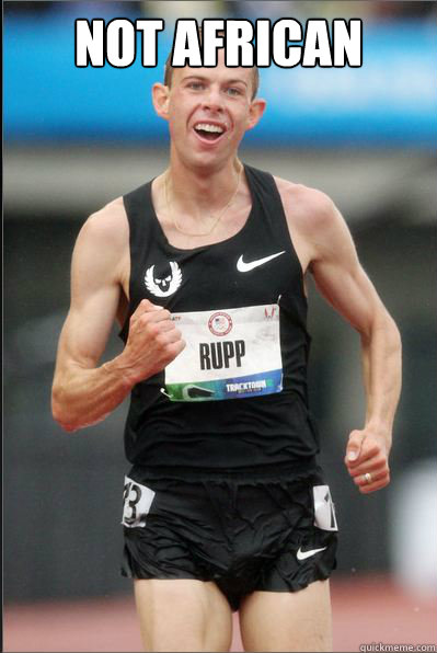 not african  - not african   Success Galen Rupp.