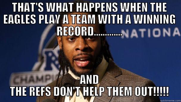 richard sherman preaching - THAT'S WHAT HAPPENS WHEN THE EAGLES PLAY A TEAM WITH A WINNING RECORD............. AND THE REFS DON'T HELP THEM OUT!!!!! Misc