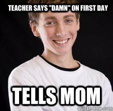 Teacher says 