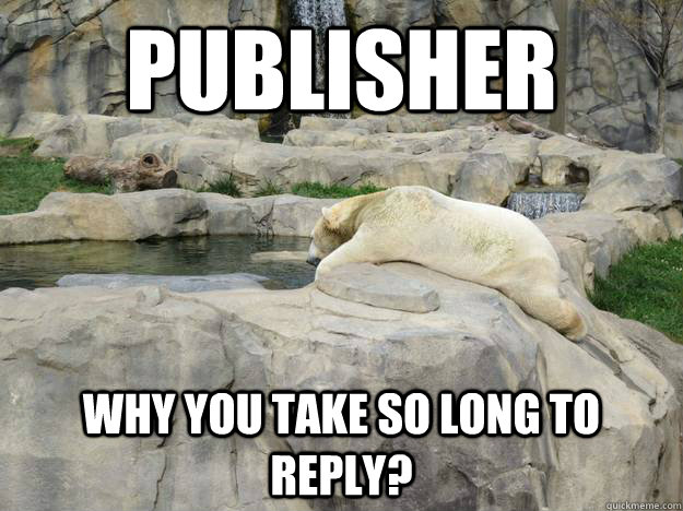 publisher why you take so long to reply? - publisher why you take so long to reply?  Contemplative Polar Bear