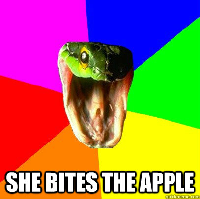 she bites the apple - she bites the apple  Spoiler Snake