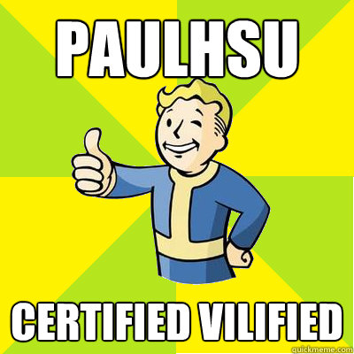 Paulhsu certified vilified - Paulhsu certified vilified  Fallout new vegas