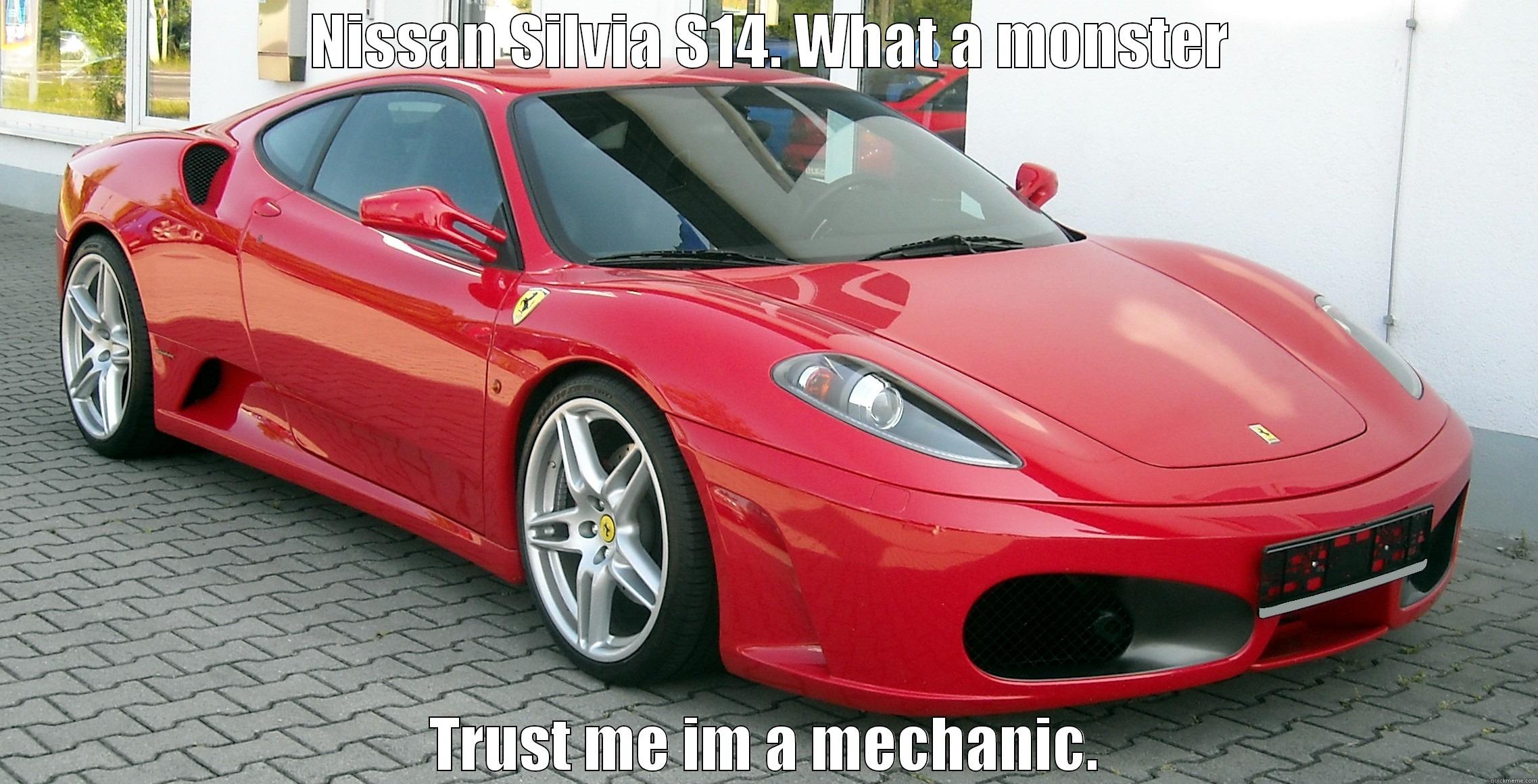  NISSAN SILVIA S14. WHAT A MONSTER TRUST ME IM A MECHANIC. Misc