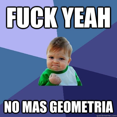 Fuck Yeah No mas geometria  Success Kid