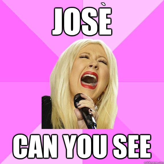 JosE CAN YOU SEE `  Wrong Lyrics Christina