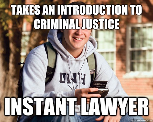Takes an introduction to criminal justice Instant lawyer  College Freshman
