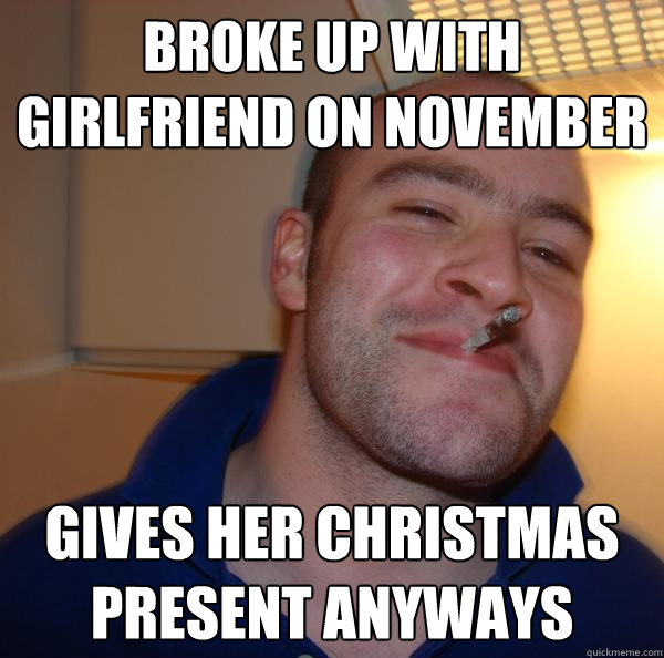 Broke up with girlfriend on november gives her christmas present anyways - Broke up with girlfriend on november gives her christmas present anyways  Misc