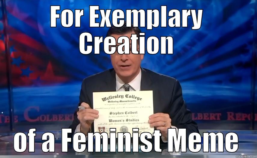 FOR EXEMPLARY CREATION OF A FEMINIST MEME Misc