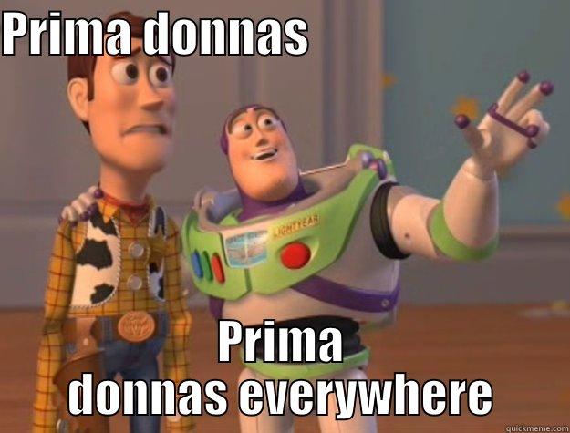 PRIMA DONNAS                            PRIMA DONNAS EVERYWHERE Toy Story