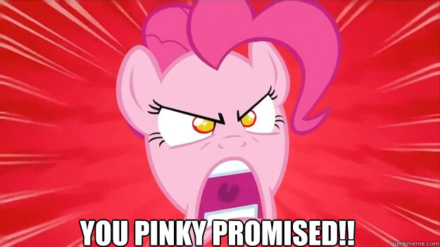 You pinky promised!!  Pinky