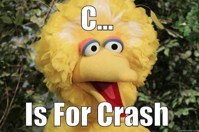 C... IS FOR CRASH Misc