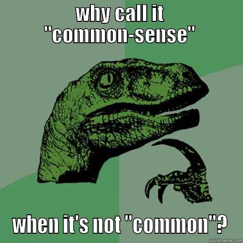WHY CALL IT 