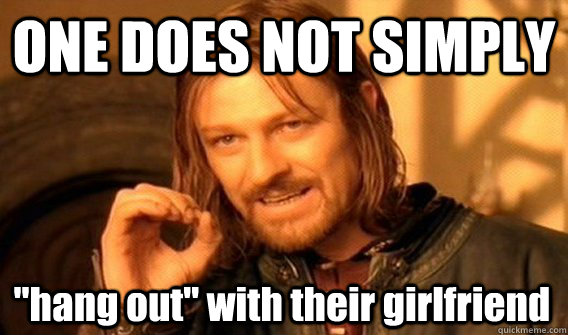 ONE DOES NOT SIMPLY 