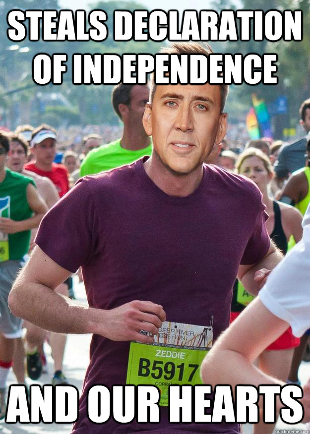 Steals declaration of independence and our hearts - Steals declaration of independence and our hearts  Ridiculously Photogenic Cage