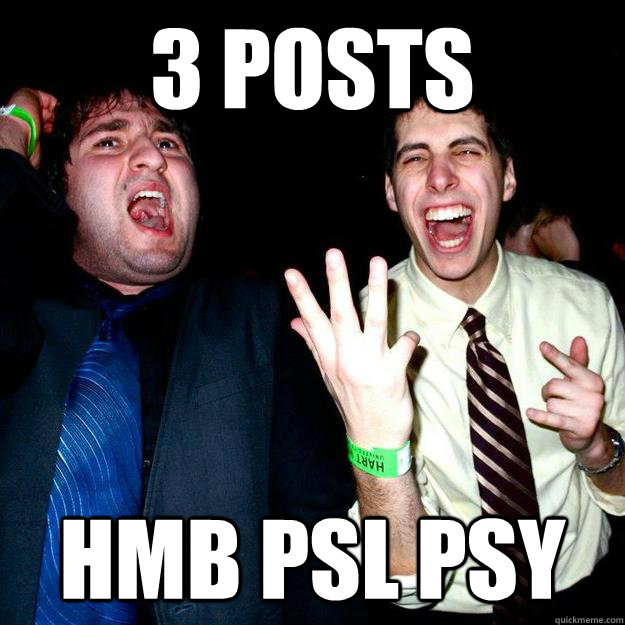 3 Posts HMB PSL PSY  UofT Life Science Party Boys