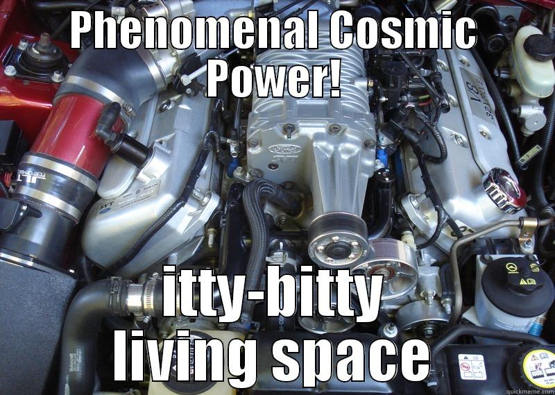 Terminator Cobra Engine - PHENOMENAL COSMIC POWER! ITTY-BITTY LIVING SPACE Misc